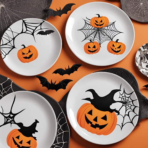 Halloween Themed Plates