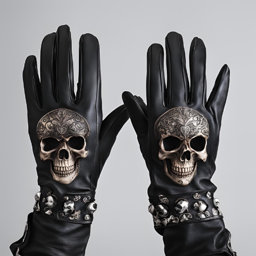 Skull Gloves